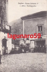 SUPINO (Frosinone) - Piazza Umberto I° und Postlegraphisches Büro - Bild 1 von 1