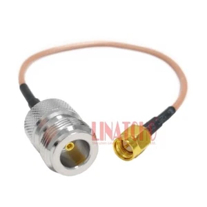 20 cm RG316 Coaxial SMA Macho Enchufe a N Hembra Conector Conector Cola de cerdo Cable de puente - Imagen 1 de 10