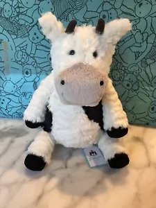 Jellycat Mooliet Cow Plush Black White WITH DUSTBAG BNWT - Picture 1 of 5