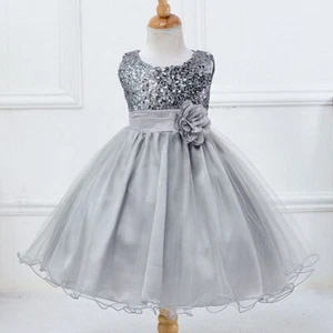 ለNiña Flor Vestido de fiesta Vestido de verano Niños Niñas Línea A Vestido Ropa informal - Imagen 1 de 25