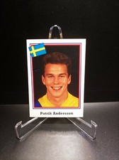 MINT! Patrik ANDERSSON #117 ""USA 94 World Cup"" - 1994 DRILL BIT NO SANDWICHES