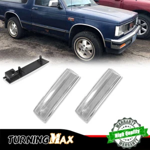 Clear Front Corner Side Marker Signal Light Cover For 82-93 Chevrolet S10 Blazer - Picture 1 of 8