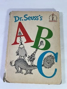 1963 Dr. Seuss's ABC 1st Edition Seuss Beginner Book Club Vintage - Picture 1 of 5