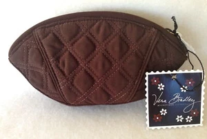 NEU MIT ETIKETT VERA BRADLEY CRESCENT KOSMETISCHE ABENDKUPPLUNG ESPRESSO MIKROFASER - Bild 1 von 1