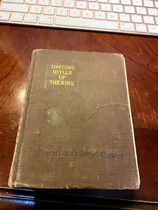 1915 Tennyson's Idylls of the King The Macmillan Company-cloth hardcover 4.5x5.5 - Picture 1 of 7
