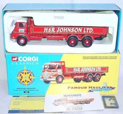 Corgi Classics 1:50 FODEN S21 BERESFORD Dropside Lorry Truck #14001 MI!B`97! - Image 1 of 4