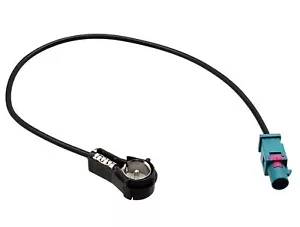 CT27AA18 VW Passat Maschile Fakra a Iso Auto Radio Antenna Adattatore 2003 Onwar - Foto 1 di 3