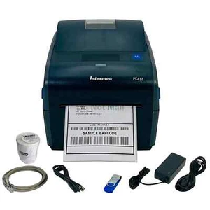 π₯ READY TO PRINT Intermec PC43d Direct Thermal Network Label Printer USB LAN - Picture 1 of 12