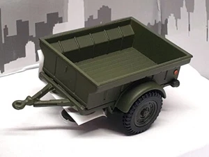 Cararama 1/43 Scale Diecast 4-93310 - Green Trailer - Picture 1 of 5