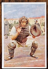 1932 Sanella Japanese Catcher (Jiro Kuji) Type2 German Vtg Pre-War Baseball Card