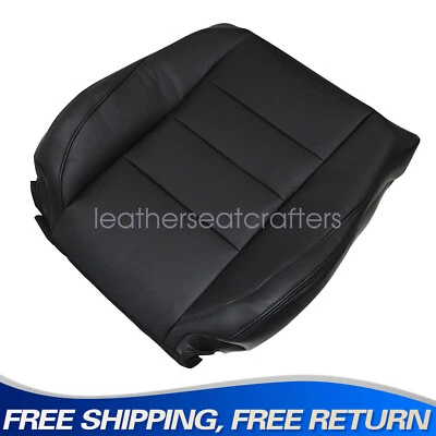 Cubierta de asiento superior del lado del conductor de cuero negra para Honda Accord 2008 2009 2010 a 2012 Foto 1 de 4