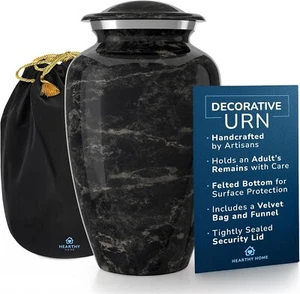 Handcrafted Urn for Ashes Adult Male and Female - Cremation Urns for Human Ashes - Picture 1 of 9
