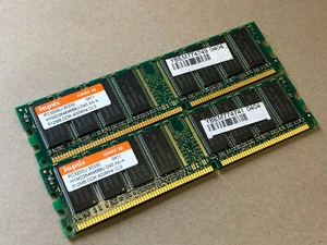 RAM/memoria hynix HYMD2646B8J-D43 AA-A YBEM 2 PIEZAS - Imagen 1 de 1
