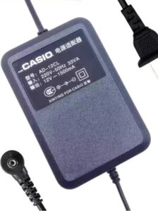 AD-12CL Piano Electrónico para Casio CT799 CT688 CT888 Cable de Alimentación Adaptador C12V1.5A - Imagen 1 de 4