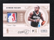 2010-11 Playoff National Treasures 1/1 Jameer Nelson #74 Patch Tag