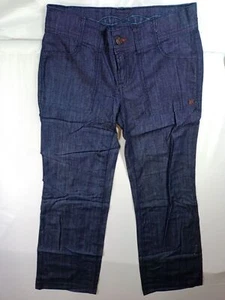 GENETIC DENIM WOMEN'S BOOTCUT JEANS CARBON WASH sz 25 INSEAM 32" BLUE W7002 - Picture 1 of 6