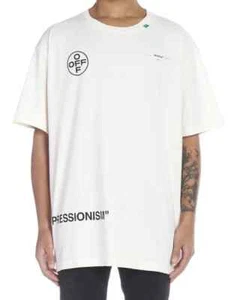 OFF-WHITE c/o Virgil Abloh White Impressionism Diag Spray T-Shirt Size XL NWT - Picture 1 of 8