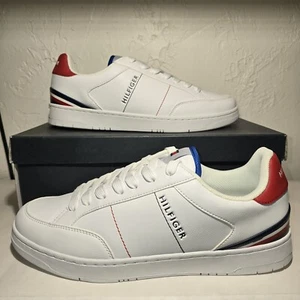 Tommy Hilfiger Tover Zapatilla Blanca Hombre Talla 11M - Imagen 1 de 8
