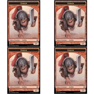 4 x GOBLIN TOKEN Khans of Tarkir MTG Red - Com - Picture 1 of 1