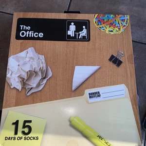 Men’s The Office 15 Days of Socks Advent Calendar Advent Calendar Christmas - Picture 1 of 5