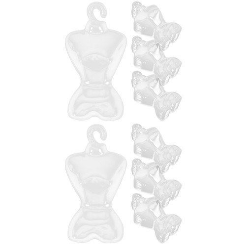 VETEMENTS Confezione 2 Appendiabiti Bambole Mini Appendiabiti Plastica Appendiabiti