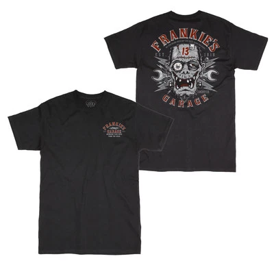 Auténtica Camiseta Rockabilly Manga Corta LUCKY 13 Frankie's Garage S-4XL NUEVA Foto 1 de 4