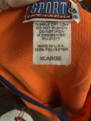 Camiseta deportiva Denver Broncos Davis #30 naranja oscuro rayas azules XL Foto 1 de 4