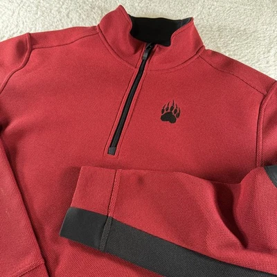 Chaqueta comercial Alaskan Hardgear de Duluth para hombre XL cuarto cremallera roja peso pesado Foto 1 de 4