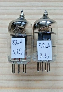 2pcs 6J2P 6Ж2П 6AS6 Rare Strong Matched Pair Tubes MELZ 54'  NOS - Picture 1 of 3