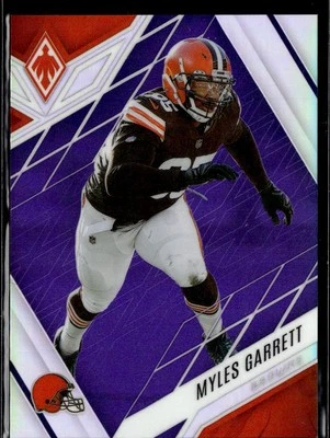 2022 Panini Phoenix #22 Myles Garrett Purple #/125 Cleveland Browns - Image 1 of 2
