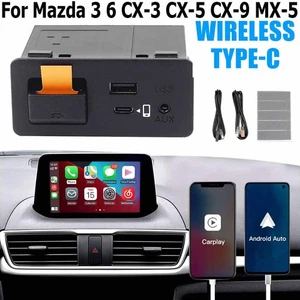 Wireless Carplay Android Auto Module For Mazda 3 Mazda 6 CX-3 CX-5 CX-9 MX-5 - Picture 1 of 14