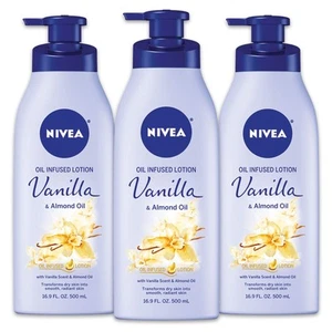 NIVEA Oil Infused Body Lotion, Vanilla and Almond Oil, Body Lotion for Dry Skin, - Picture 1 of 14