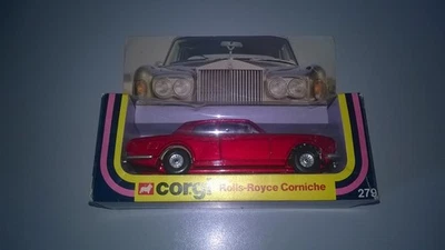Corgi Toys 279 - Rolls-Royce Corniche - dunkelrot - OVP - 1979 - siehe Fotos - Bild 1 von 4