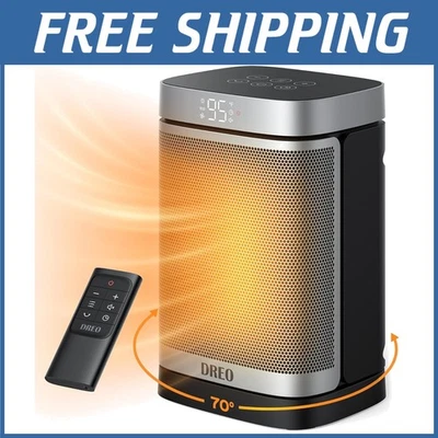 Portable Electric Heater, 1500W - Remote, Thermostat - Image 1 of 4