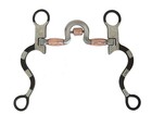AJ Tack Engraved Spoon Bit with Copper Barrels