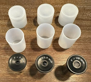 EE. UU. 3 Telescopio Pequeño 0.965" Ocular F4mm F12.5mm F20mm Astronomía Fotografía - Imagen 1 de 3