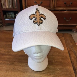 New Era White New Orleans Saints 2017 Color Rush 39THIRTY Flex Hat Size M/L - Picture 1 of 10
