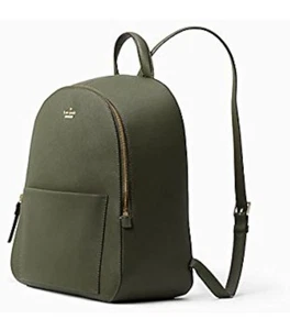 Kate Spade PXRU7969-1 Cross-Hatch Leder Rucksack Tasche, deepgreen Neu - Bild 1 von 4