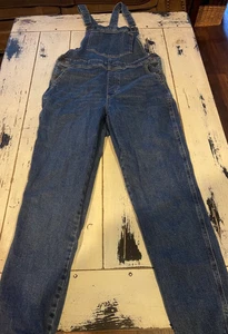 Old Navy Blue Jean Overalls W 10 Straight Leg - Picture 1 of 12