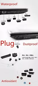 Cubierta de puerto enchufe de silicona para MSI GE63VR GE73VR GP63 GS65 GS43VR GL63 GF63 GE75 - Imagen 1 de 4