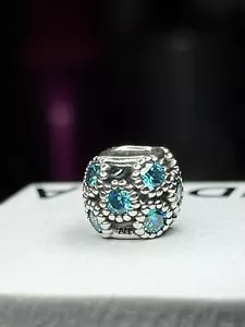 Authentic Pandora π Teal Studded Whimsical Lights π 925 ALE - Picture 1 of 6