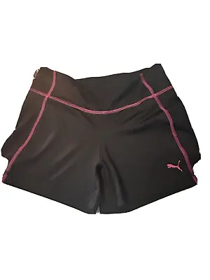 Pumu Dry Cell Active Wear Womens Black Workout Spandex Booty Shorts Size Large N • 11.20€