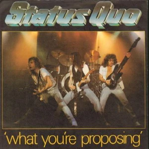 Status Quo(7" Vinyl P/S)What You're Proposing-Vertigo-QUO 3-UK-1980-VG+/VG - Imagen 1 de 1