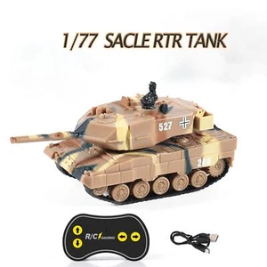 1:77 Mini Panzer fahrbereit RC Deutsches Panther Spielzeug 2. Weltkrieg Kampfpanzer einfaches Modell - Bild 1 von 1