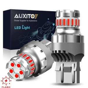 7440 7443 Rojo Flash Estroboscópico Parpadeante Freno Trasero Luz 23-LED Bombilla Para Honda - Imagen 1 de 24