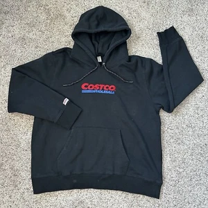 Costco Wholesale Embroidered Black Unisex Hoodie Men’s Size XXL Women’s Size 3XL - Picture 1 of 10