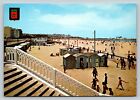 CPA Vintage People Enjoying the Beach of TANGIER Maroc 4x6" 0431