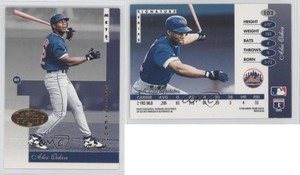 1996 Leaf Signature Series Gold Press Proof Alex Ochoa #102