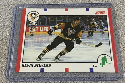 1990-91 Score Kevin Stevens #53 Rookie RC - Image 1 of 2