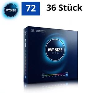 Condones My Size 72 mm 36 piezas mi talla condón grande XXL ancho nominal 72 mm - Imagen 1 de 8